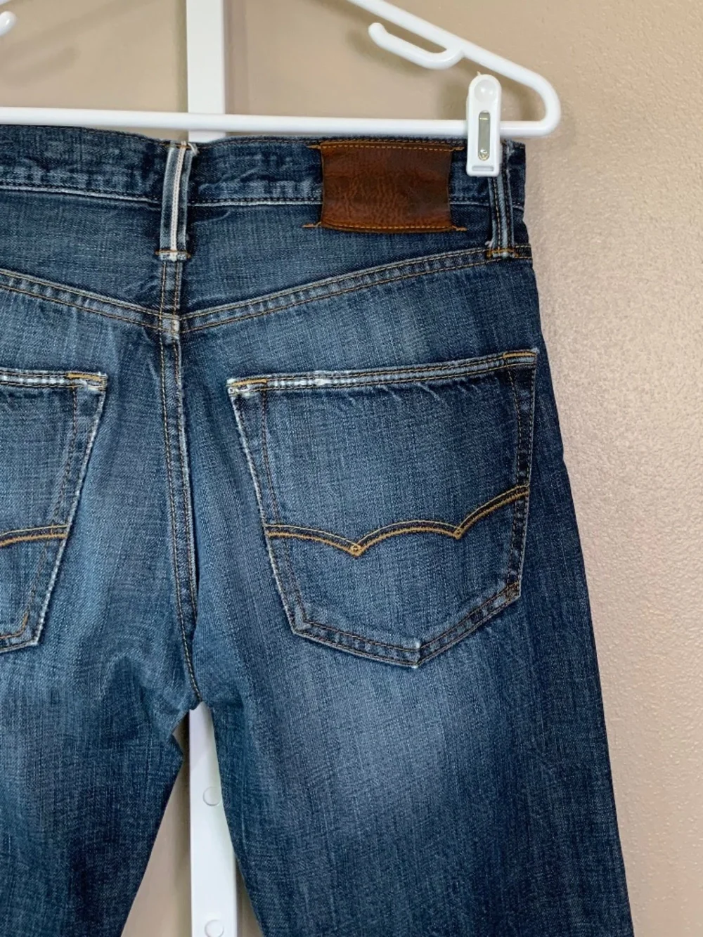 American Eagle Original Taper Distressed Jeans